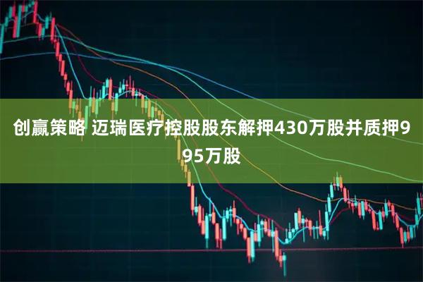创赢策略 迈瑞医疗控股股东解押430万股并质押995万股